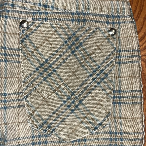 Vintage 1960’s misses wrangler plaid jeans 11/12 slim - Picture 6 of 15